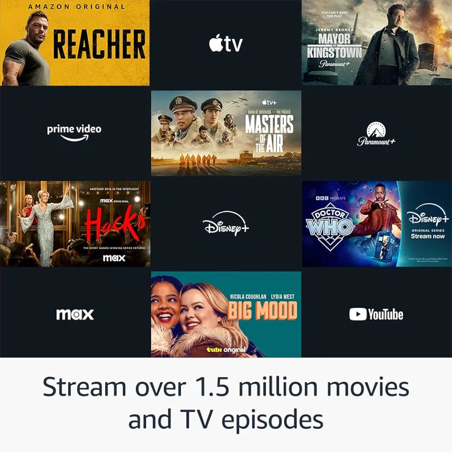 Amazon Fire TV Stick 4K  with AI-powered Fire TV Search, Wi-Fi 6, stream over 1.5 million movies and shows, free & live TV