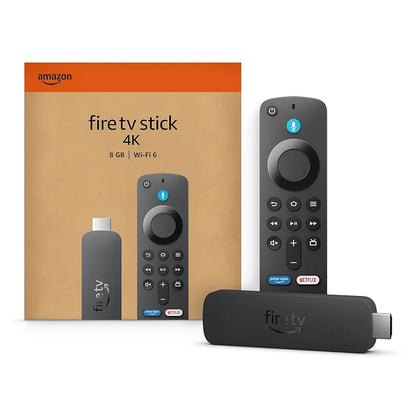 Amazon Fire TV Stick 4K  with AI-powered Fire TV Search, Wi-Fi 6, stream over 1.5 million movies and shows, free & live TV