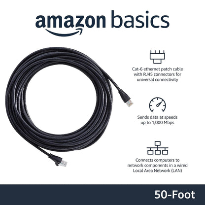 50-ft Cat6 Ethernet Cable – 1 Gbps