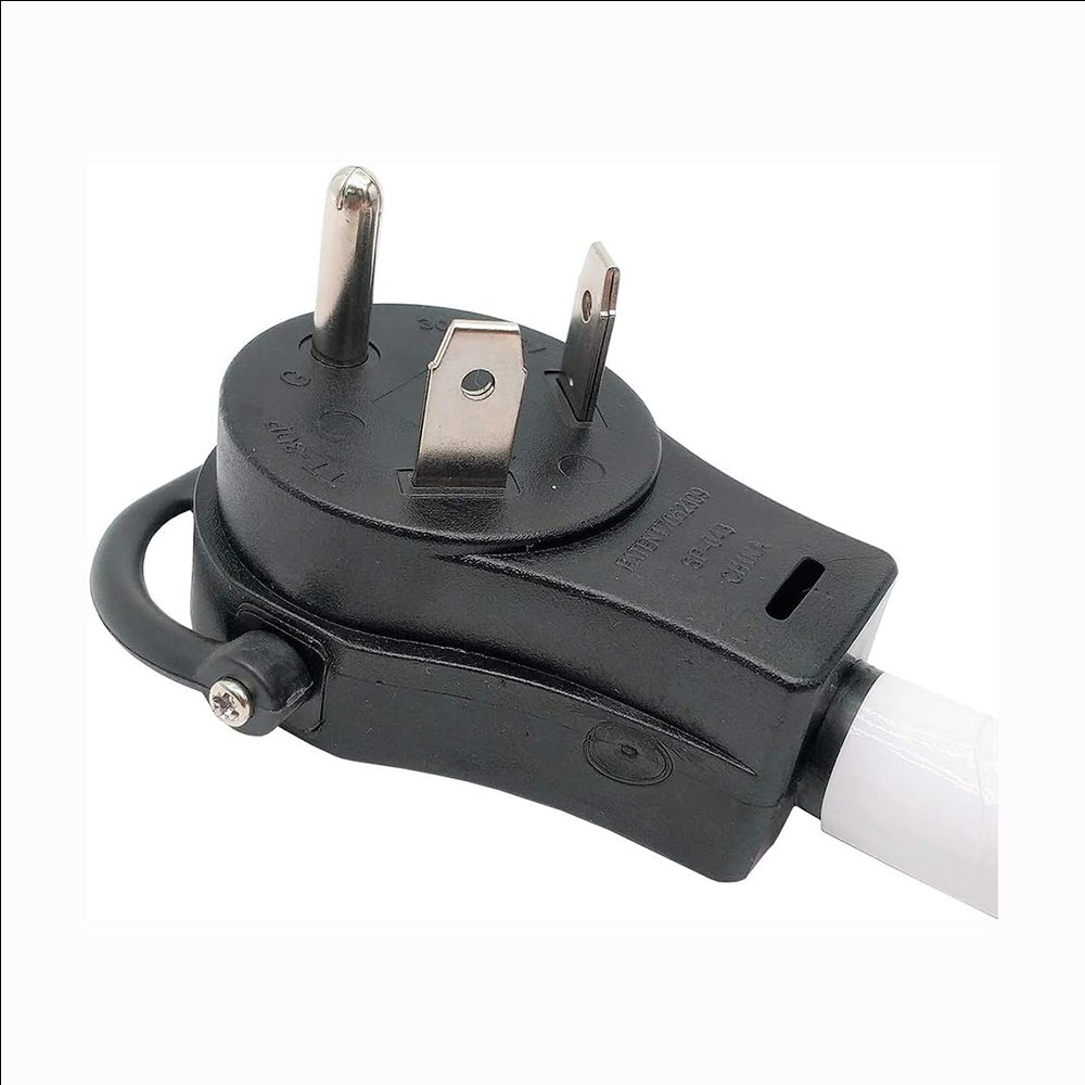 Parkworld 885880A RV 30A to (3) 15A Tri Outlet Household Adapter Cord 125V, Male with Handle TT-30P to (3) 5-15R Female with Lighted (25FT)